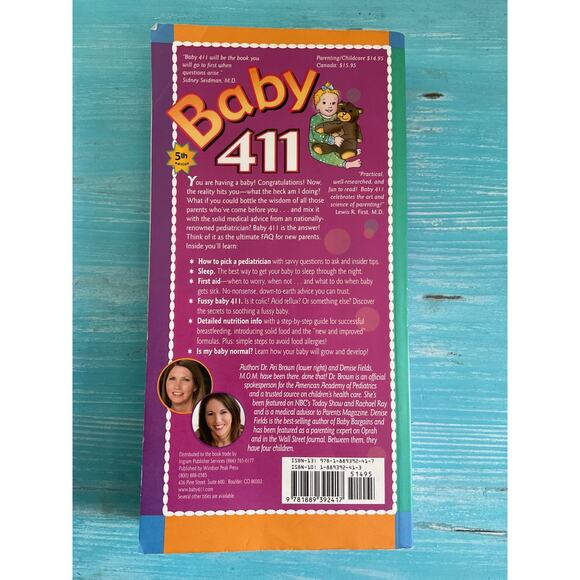Baby 411 5th Edition by Denise Fields & Dr. Ari Brown - Picture 2 of 3